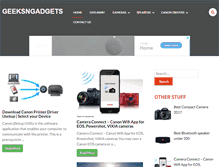 Tablet Screenshot of geeksngadgets.com